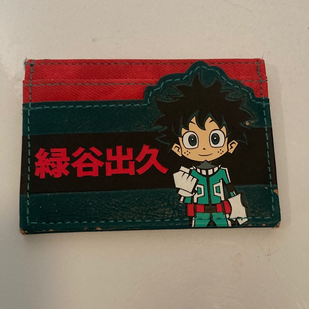 Never used My hero academia Anime Character Card Holder
